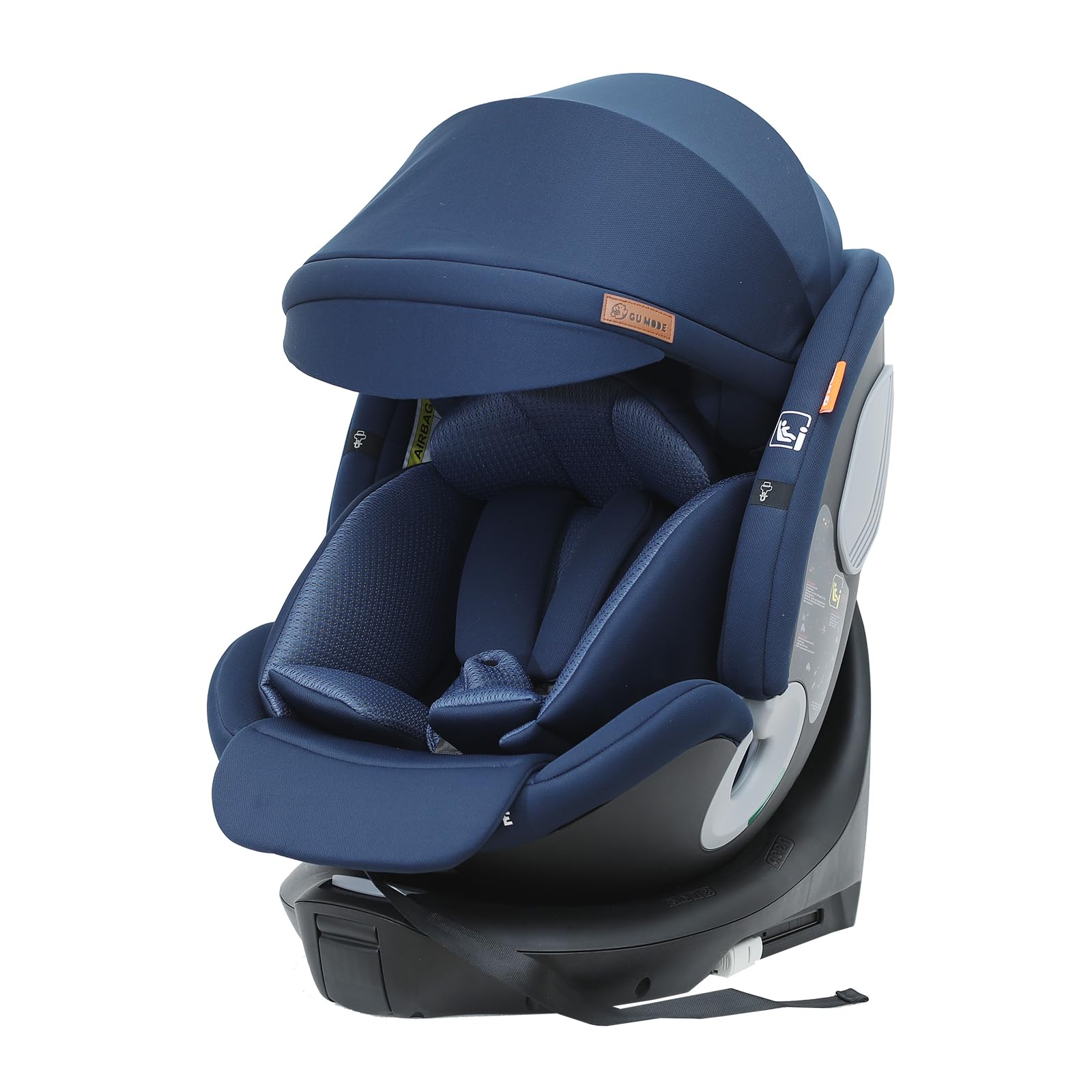 【新品】GU MODE 車用チャイルドシート 360度回転　ブルー Amazon | GU MODE チャイルドシート ジュニアシート 新生児～12